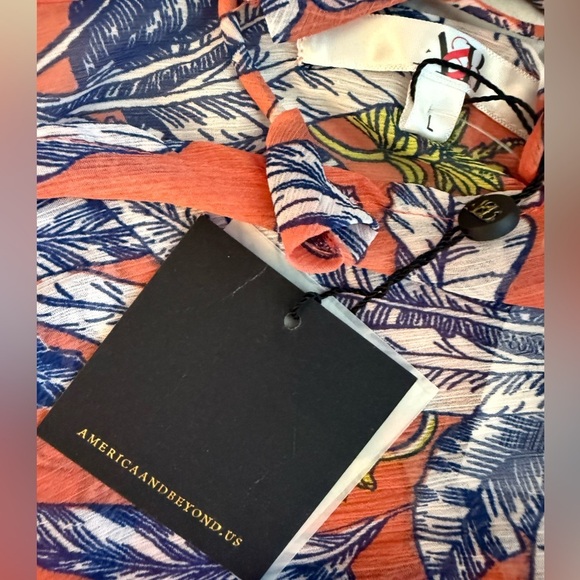 American & Beyond Floral Maxi Dress - Multicolor A&B - Picture 3 of 5